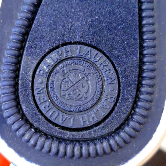 NWOT POLO Ralph Lauren Canvas Slip On EZ Strap w/ Velcro Closure Boat Shoe - Picture 10 of 11